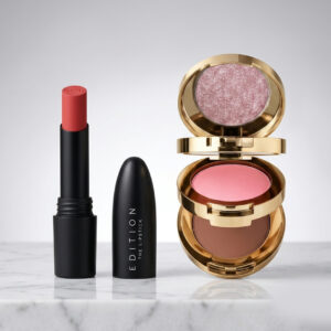 Combo dia das Mães: OCEANE NT 3 TO GO PALETTE TRIO SOMBRAS DAZZLE & OCEANE EDIT THE LIPSTICK - RED KISS 3,2G